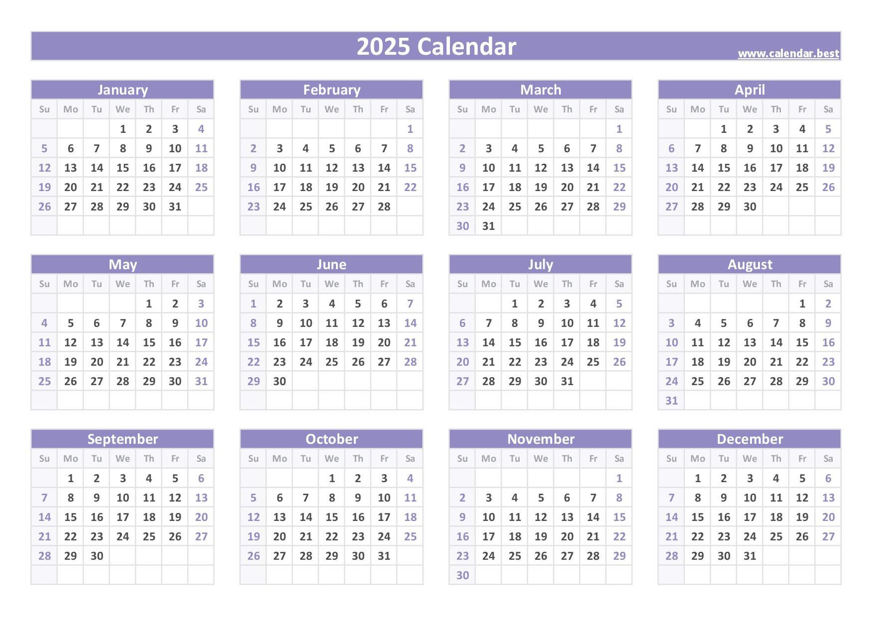 2025 Calendar With Week Numbers with regard to Printable Calendar 2025