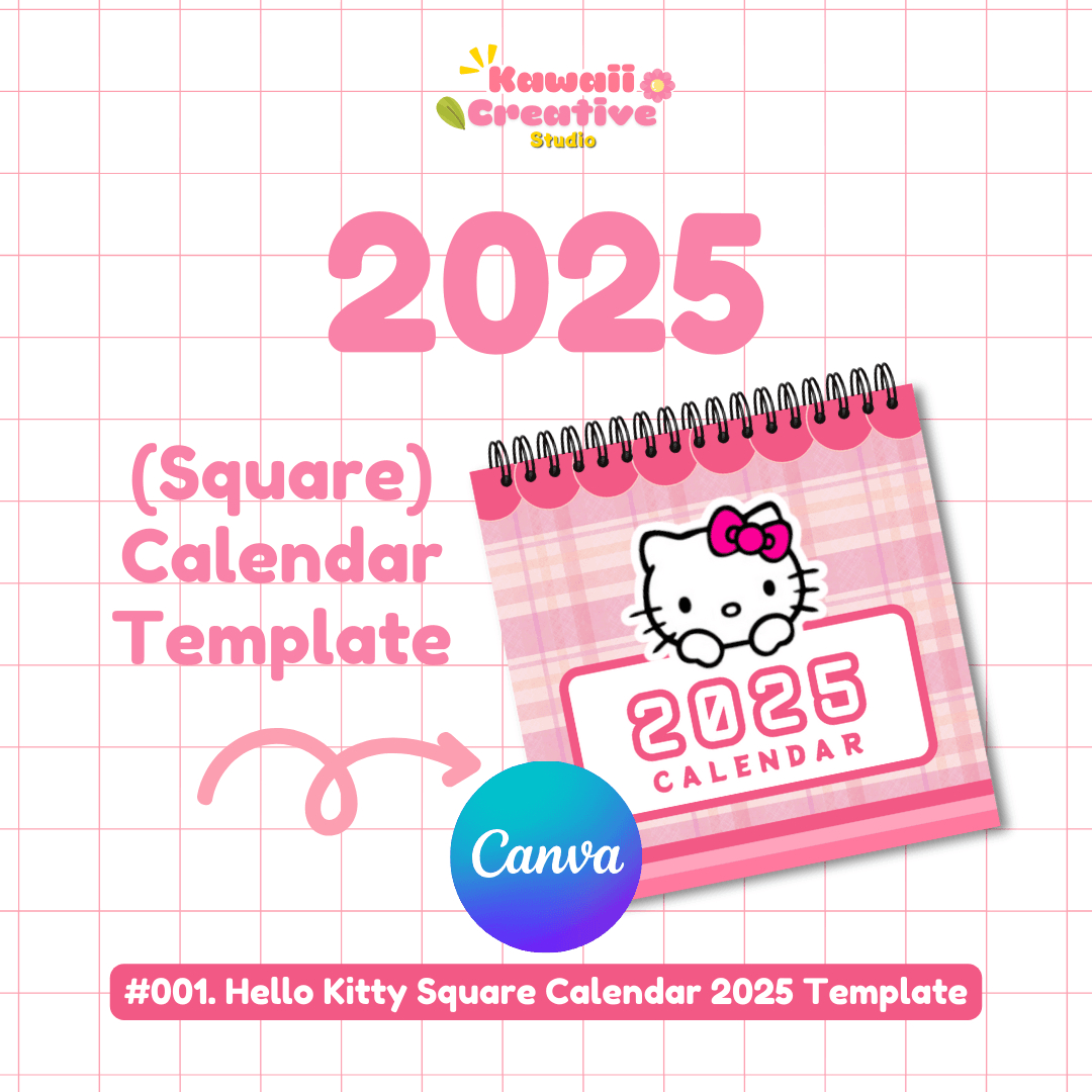 001. Hello Kitty 2025 Calendar (Square)Undefined - Raket.ph in Hello Kitty Calendar 2025 Printable