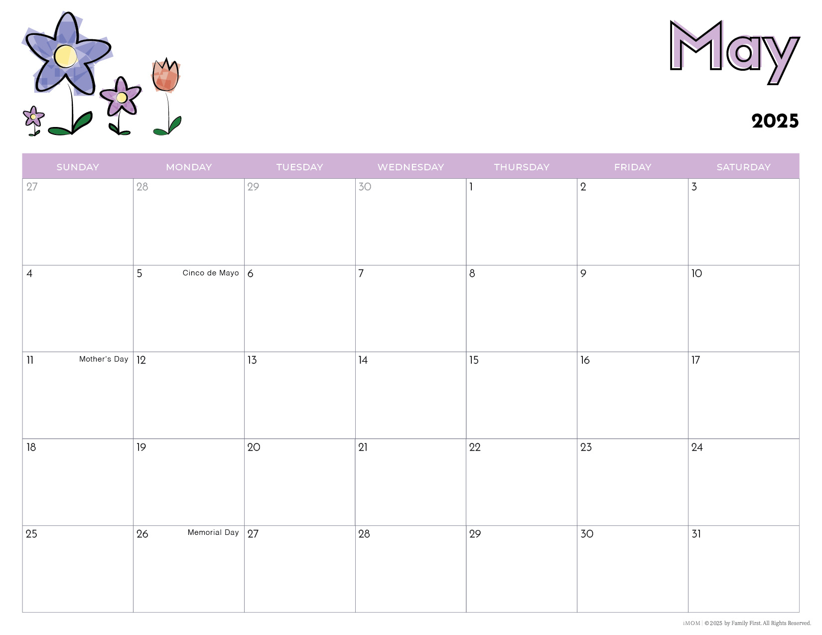 2024-2025 Printable Calendars For Kids - Imom with regard to Printable Kids Calendar 2025