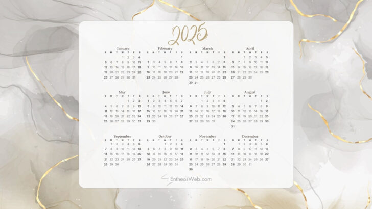 Printable Desktop Calendar 2025