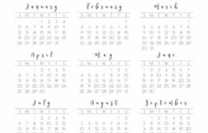 2025 Calendar Printable – 18 Cute & Free 2025 Yearly Calendar for Printable Free Calendar 2025