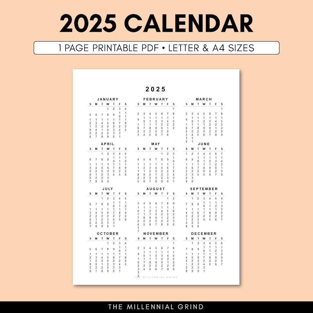 2025 Calendar Printable 2025 Calendar Template 2025 Calendar throughout Printable Calendar For Year 2025 United States