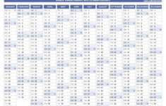 2025 Calendar With Week Numbers (Us And Iso Week Numbers) regarding 2025 Calendar with Week Numbers Printable