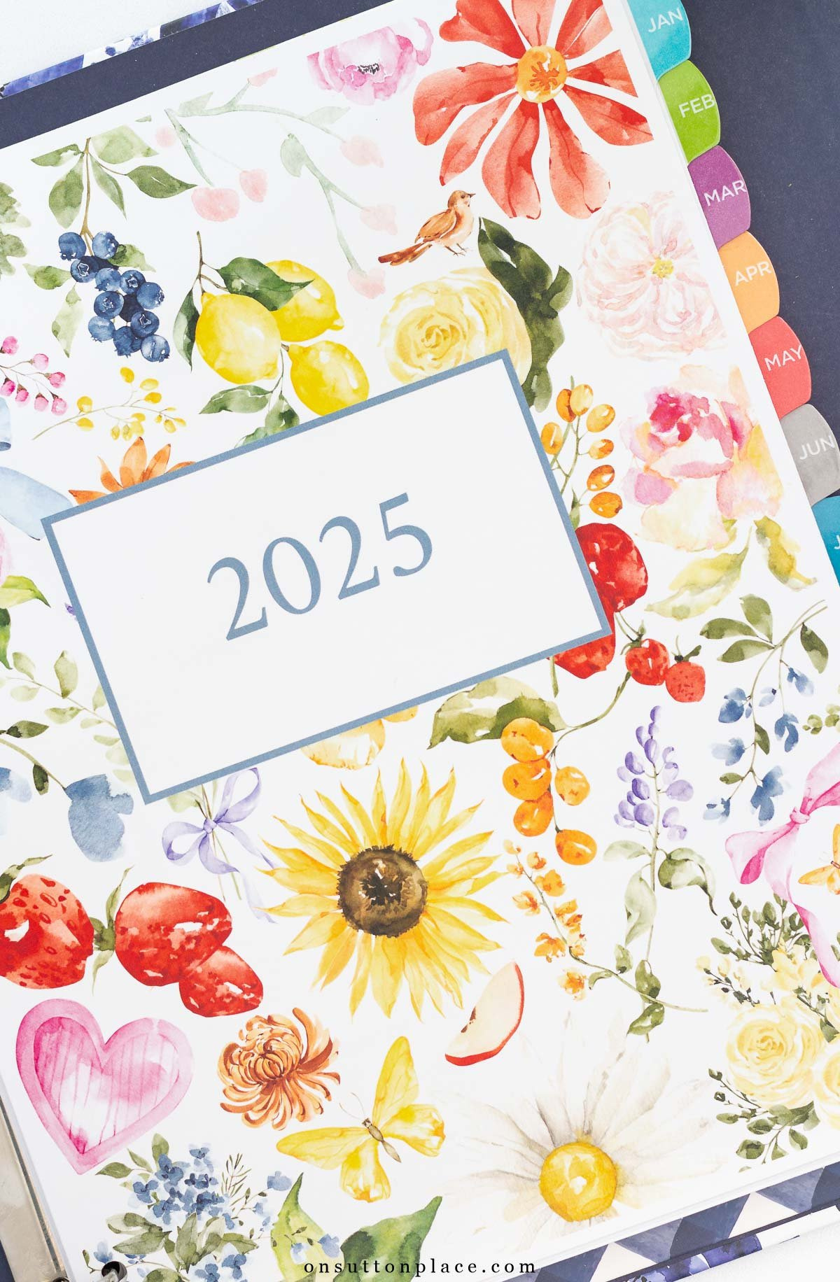 2025 Free Printable Calendar With Planner Pages - On Sutton Place inside Free Printable Calendar 2025 Floral