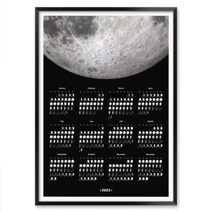 2025 Moon Calendar Printable