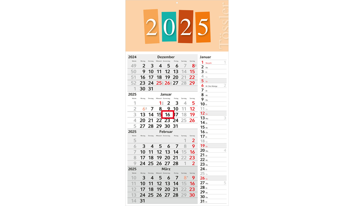 4-Month Calendar 2025 Konzept 4 Post Standard with regard to 2025 Rescission Calendar Printable