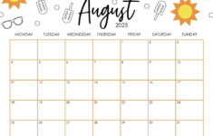 August 2025 Calendars – 107 Free Printables | Printabulls inside Printable August Calendar 2025