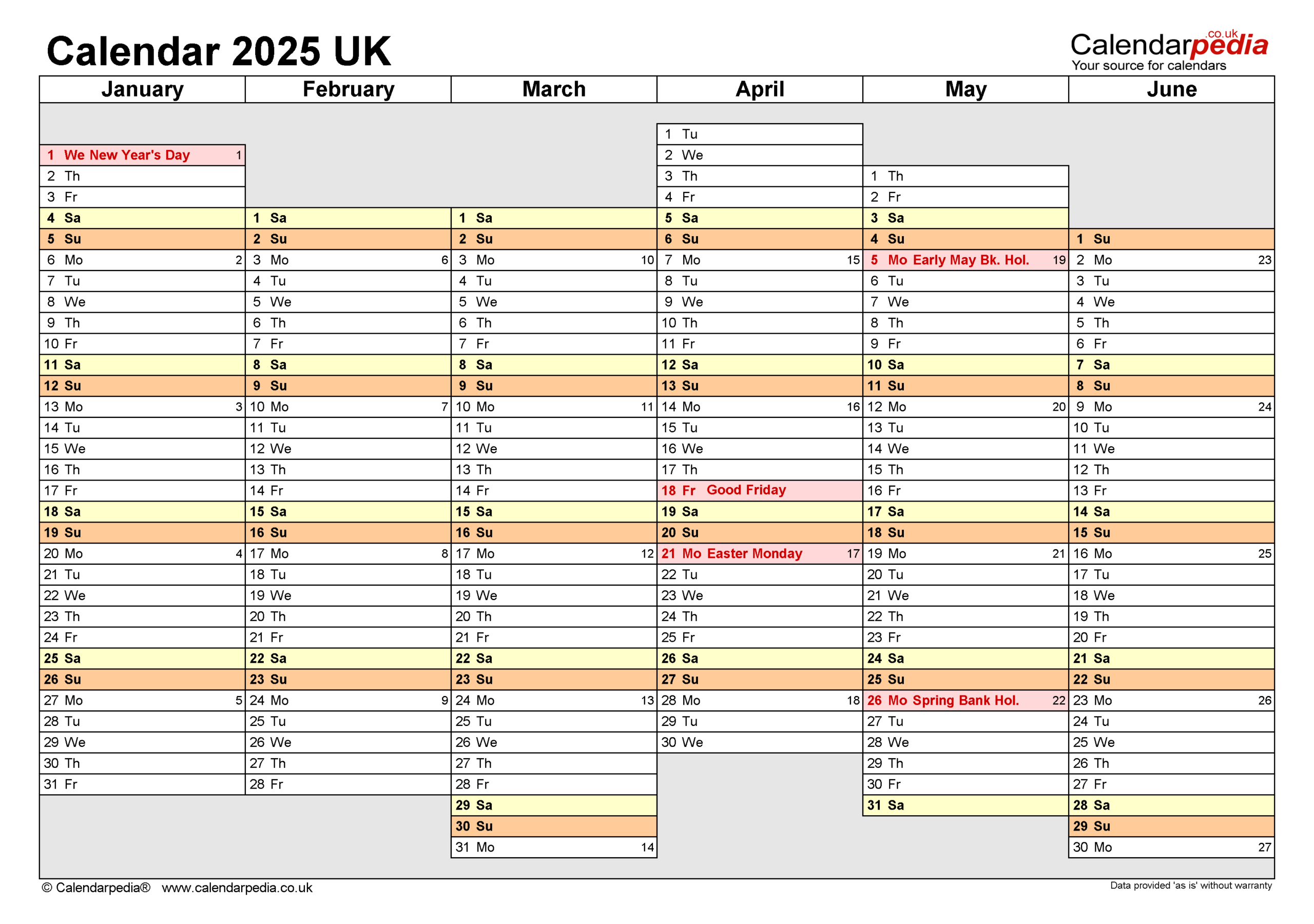 Calendar 2025 (Uk) - Free Printable Pdf Templates for Printable Planning Calendar 2025