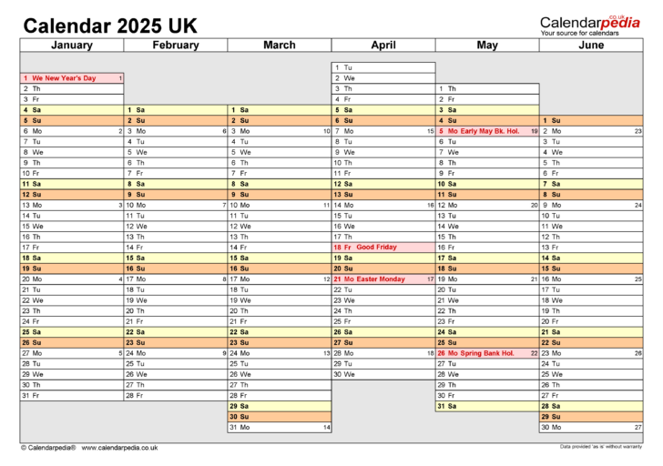 Free Printable Calendar 2025 Year Planner