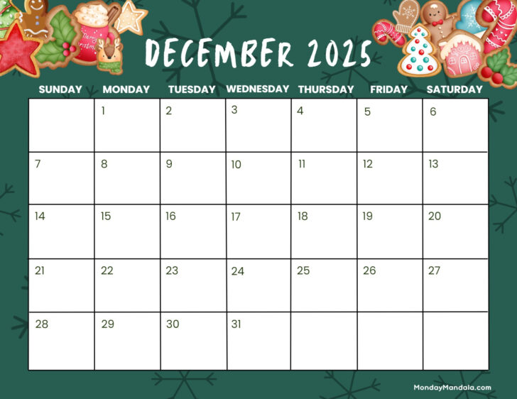 December 2025 Calendar Printable