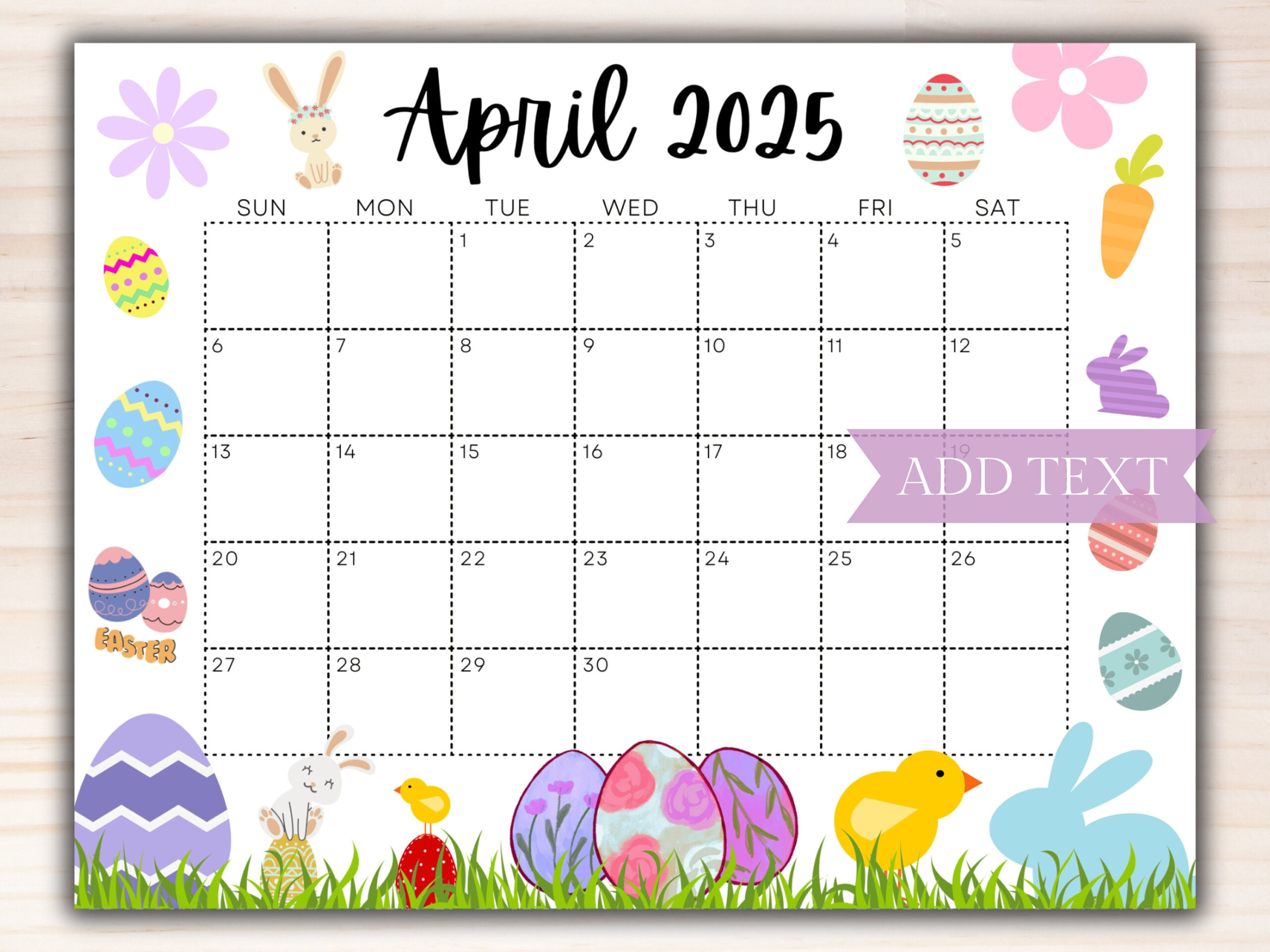 Editable April 2025 Calendar, Printable Calendar 2025, Beautiful intended for April 2025 Printable Calendar With Holidays