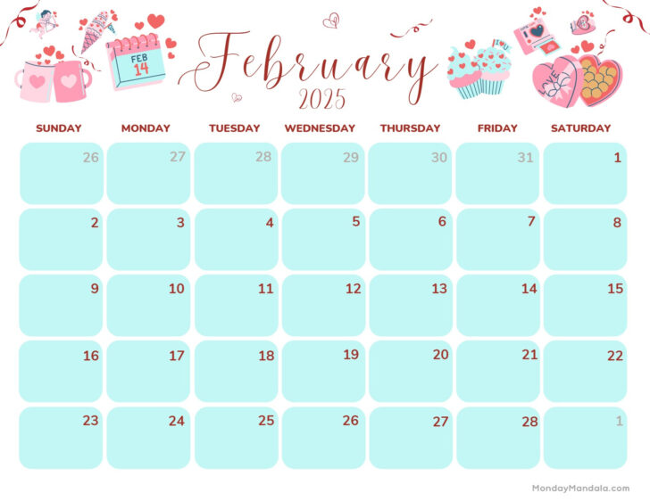 February 2025 Free Printable Calendar