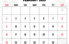 February 2025 Calendar Printable Pdf Template With Holidays in February Calendar Free Printable 2025