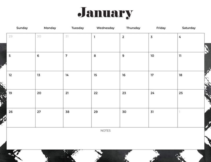 2025 Calendar Printable Monthly Free