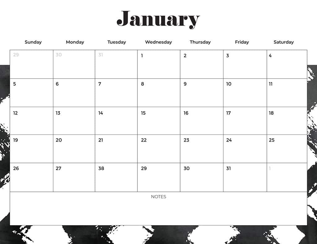 Free 2025 Calendars — 80 Beautiful &amp;amp; Printable Options For You! for 2025 Calendar Printable Monthly Free