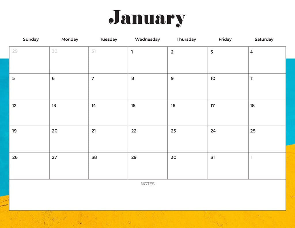 Free 2025 Calendars — 80 Beautiful &amp;amp; Printable Options For You! inside Free Printable 2025 Monthly Calendar Download