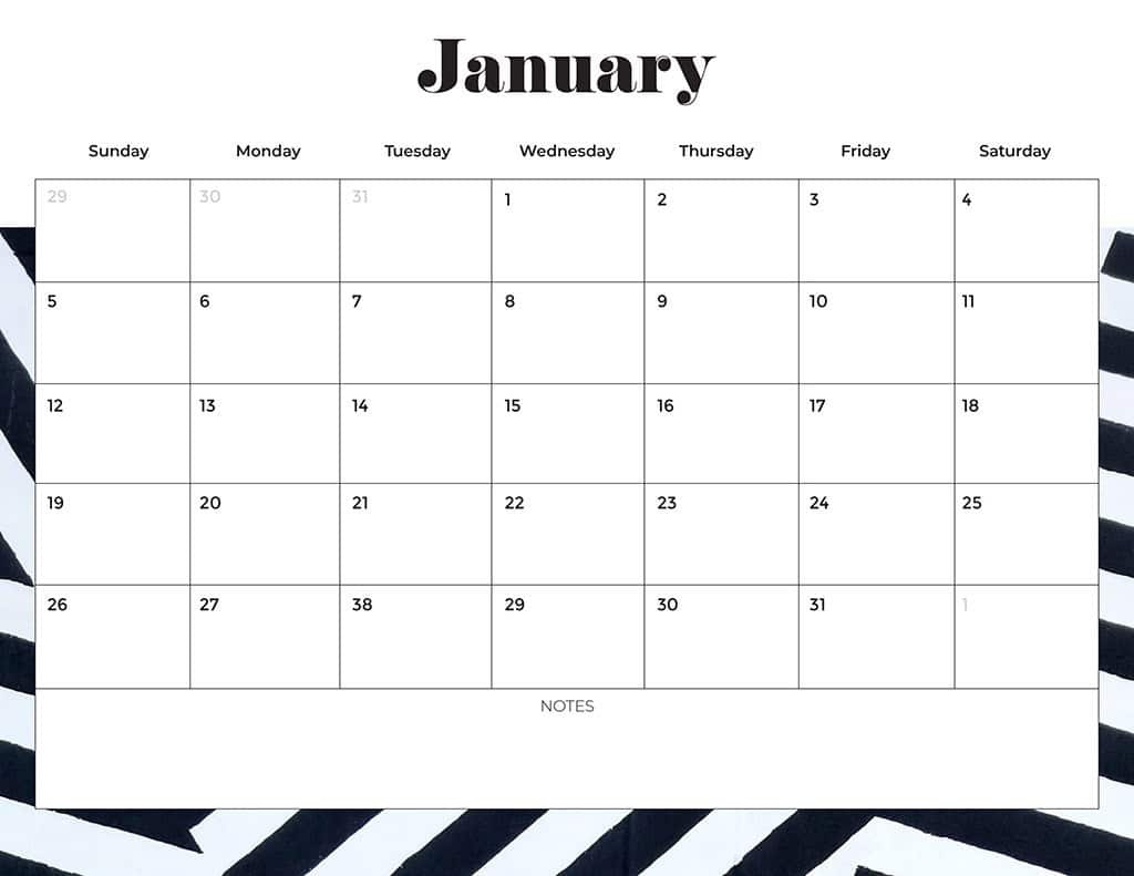 Free 2025 Calendars — 80 Beautiful &amp;amp; Printable Options For You! intended for Printable 2025 Calendar Monday Start