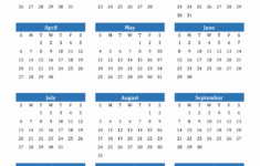 Free 2025 Calendars In Pdf, Word, Excel pertaining to 2025 Month at a Glance Calendar Printable