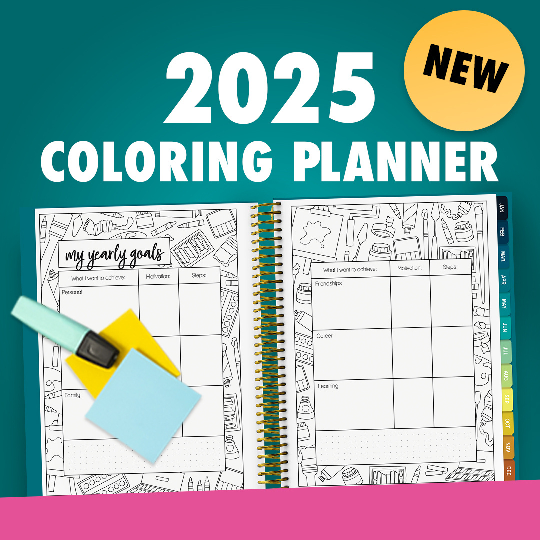 Free 2025 Printable Coloring Calendar -Sarah Renae Clark with regard to Free Printable Coloring Calendar 2025 For Adults