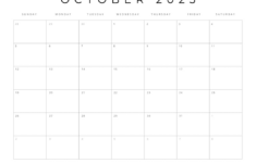 Free Printable 2025 Blank Calendar Templates (All 12 Months) intended for 2025 Monthly Printable Calendar with Holidays Printable Free