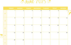 June 2025 Calendars – 107 Free Printables | Printabulls intended for July 2025-June 2025 Printable Calendar