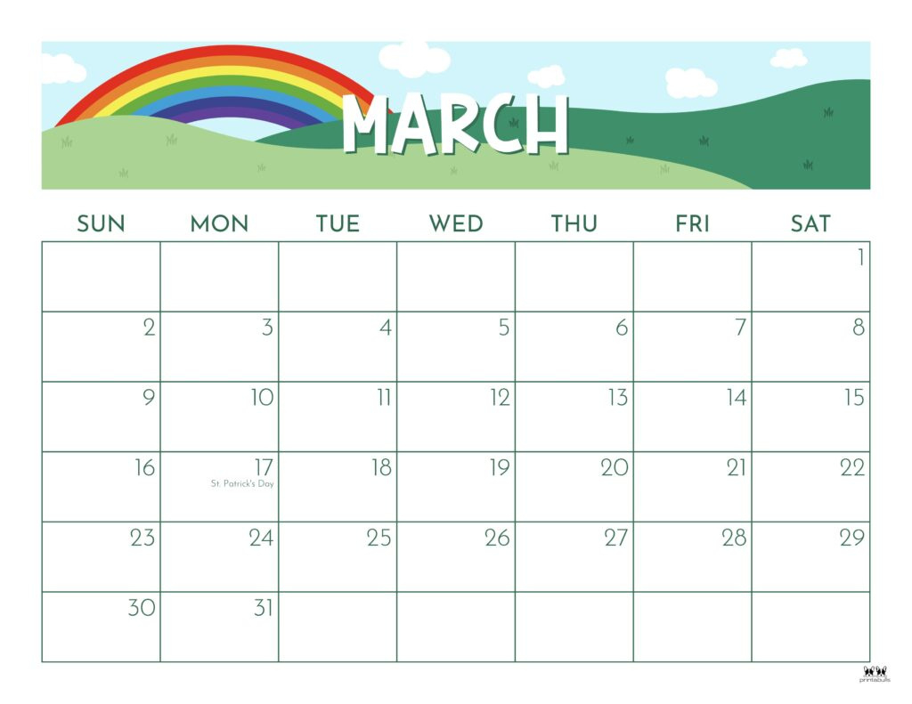 March 2025 Calendars - 107 Free Printables | Printabulls for Calendar 2025 March Printable