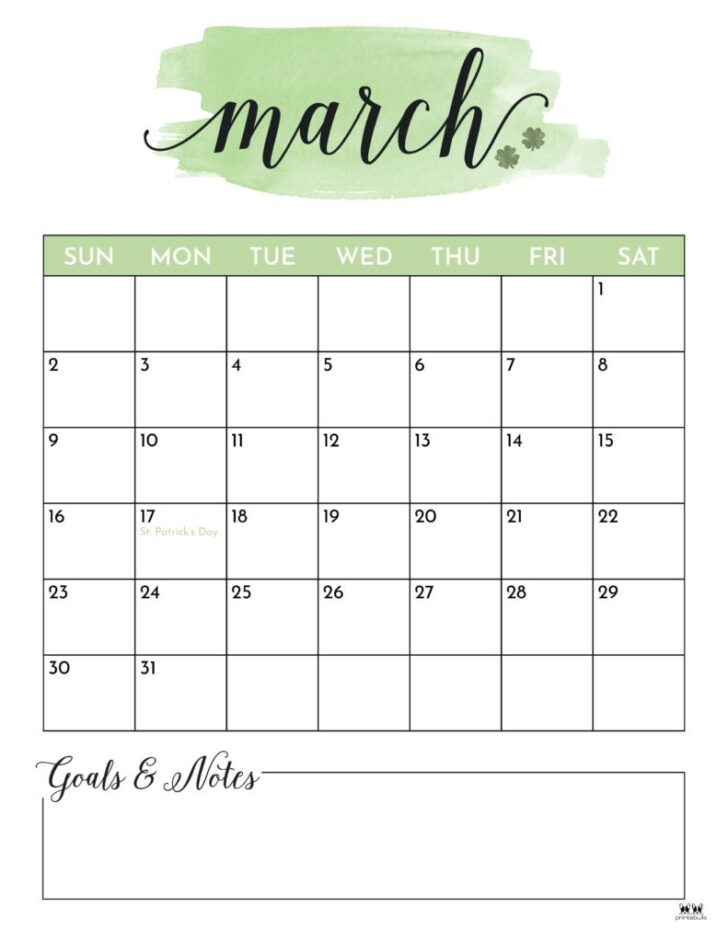 Calendar March 2025 Printable Free