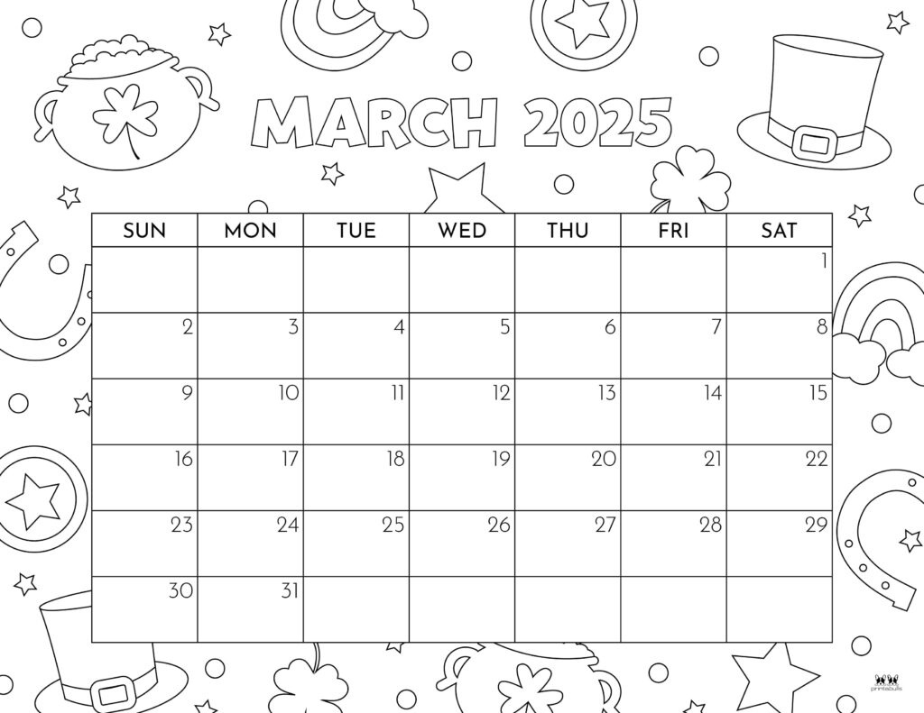 March 2025 Calendars - 107 Free Printables | Printabulls within March Calendar 2025 Free Printable