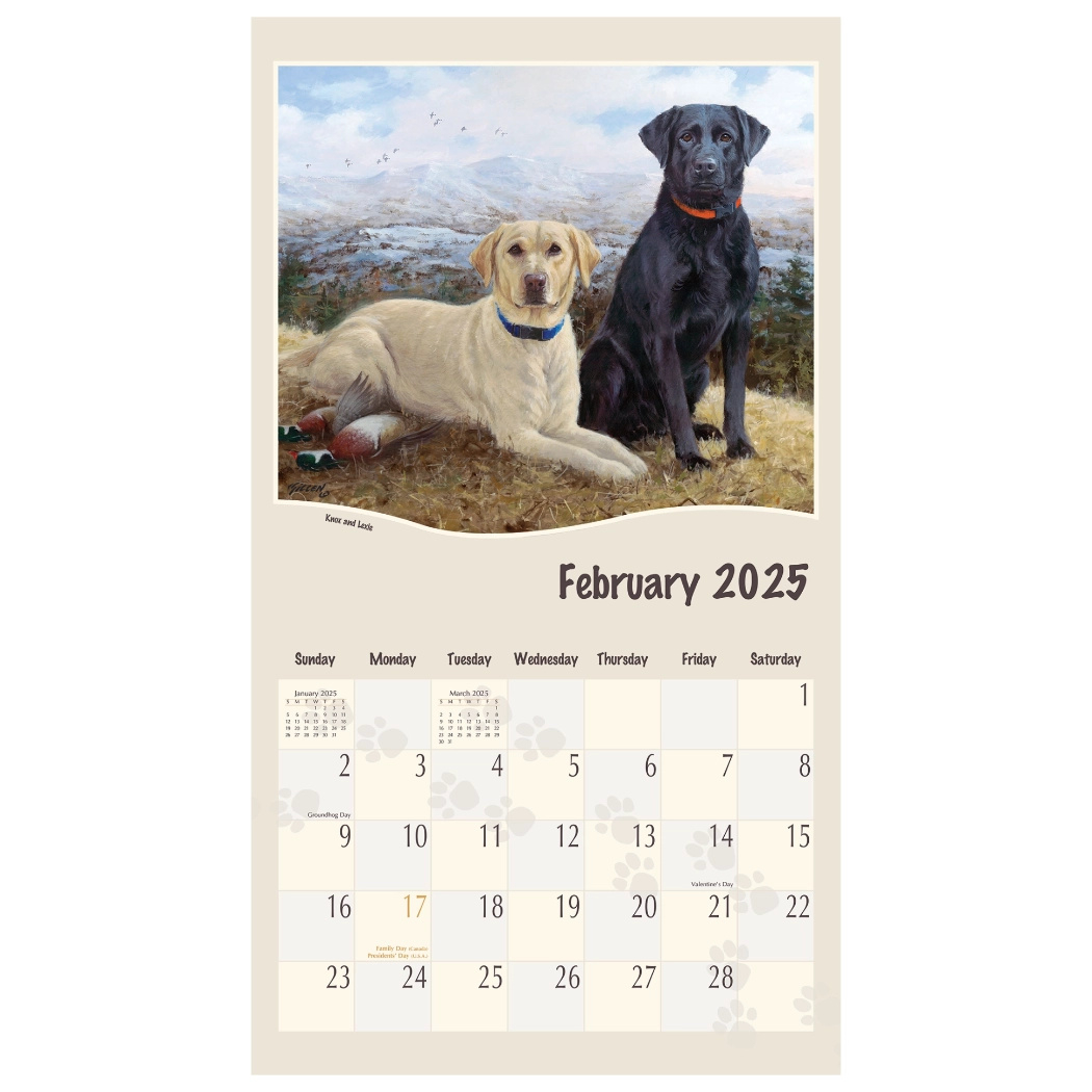 Pine Ridge Must Love Dogs Calendar 2025 - The Lang Store for Printable Dog Calendar 2025