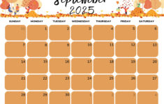 September 2025 Calendar (52 Free Pdf Printables) inside September 2025 Calendar with Holidays Printable