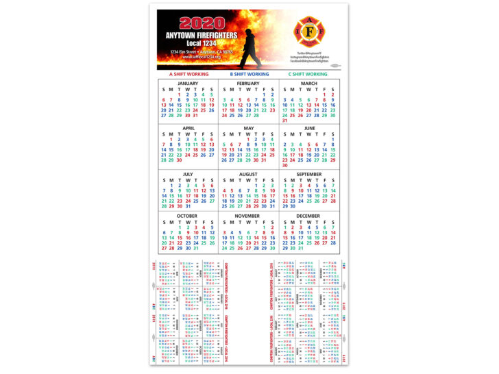 48 96 Shift Calendar 2025 Printable