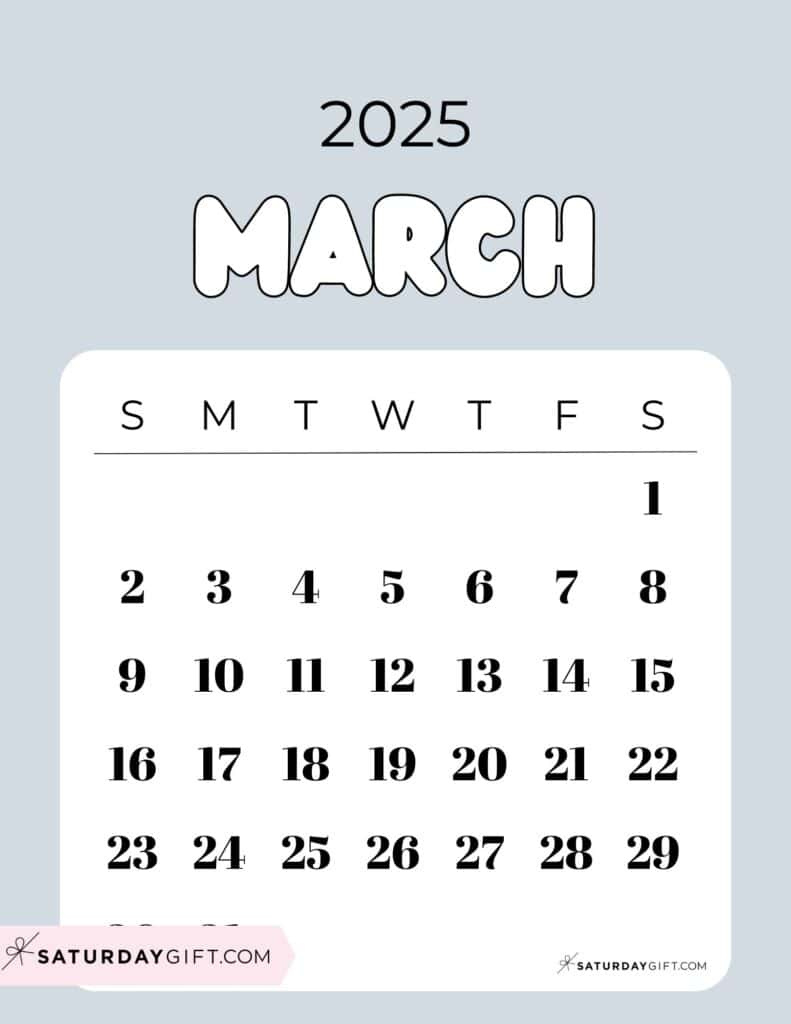 March 2025 Calendar - 20 Cute &amp;amp; Free Printables | Saturdaygift with Retro Pin May 2025 Pin-Up Calendar