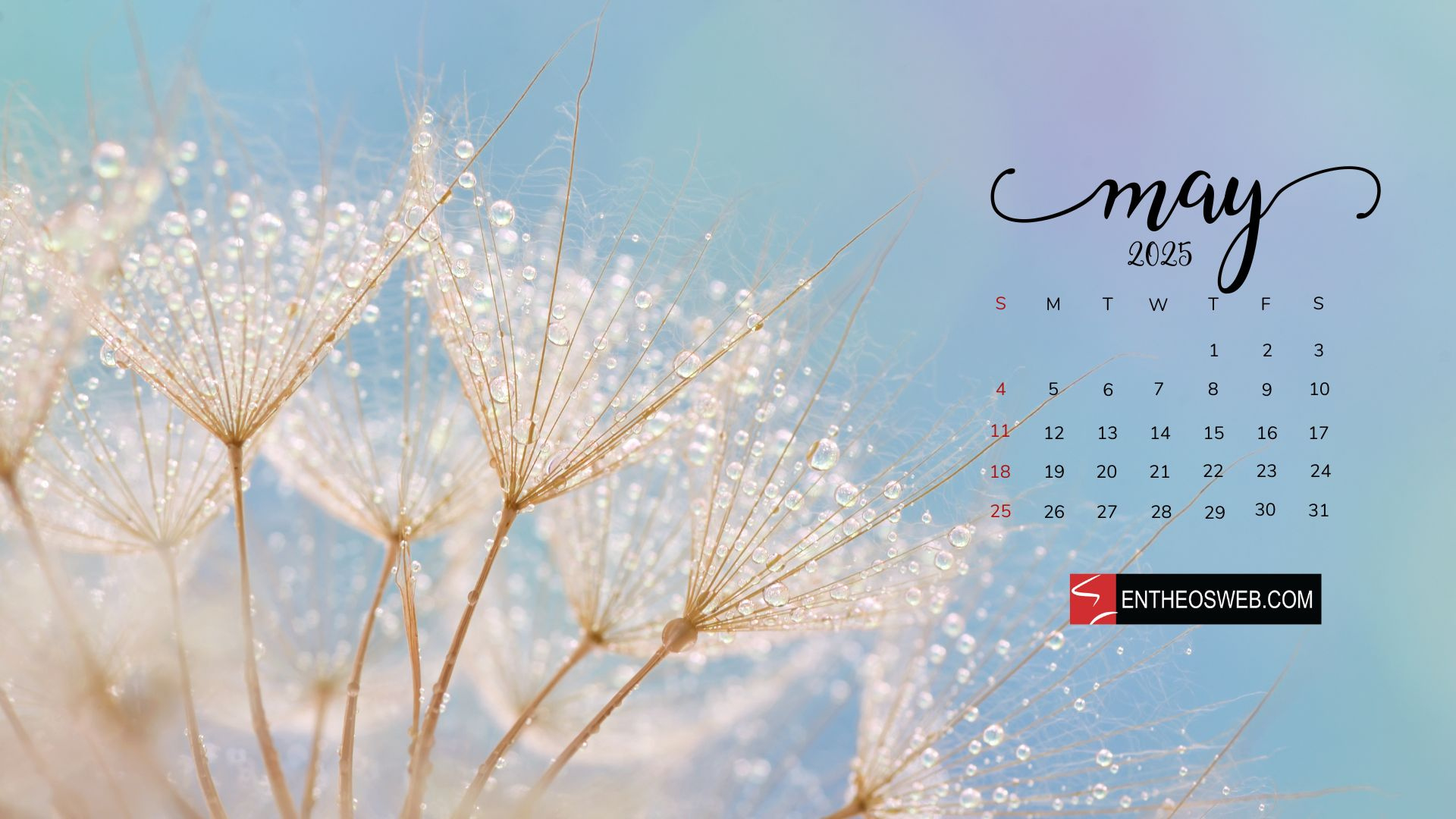 May 2025 Calendar Desktop Wallpaper &amp;amp; Screensavers | Entheosweb regarding May 2025 Desktop Calendar