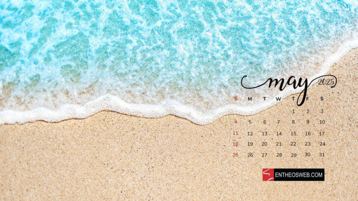 May 2025 Calendar Wallpaper