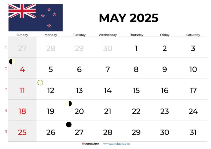 Calendar Holidays In May 2025