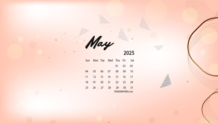 May 2025 Desktop Calendar