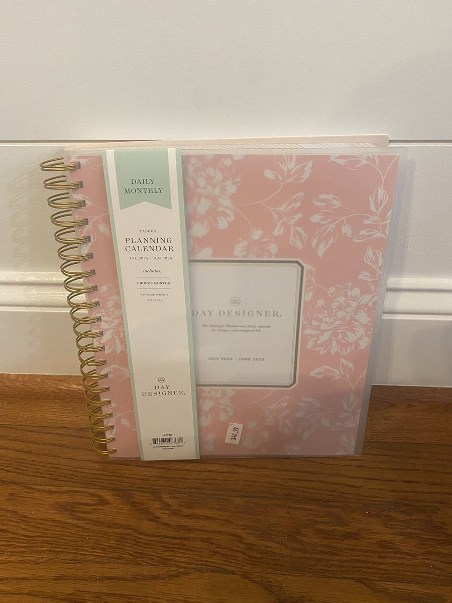 Blue Sky Day Designer 2024 2025 Academic Calendar Planner Daily for Blue Sky Weekly/Monthly Planning Calendar July 2024 - June 2025