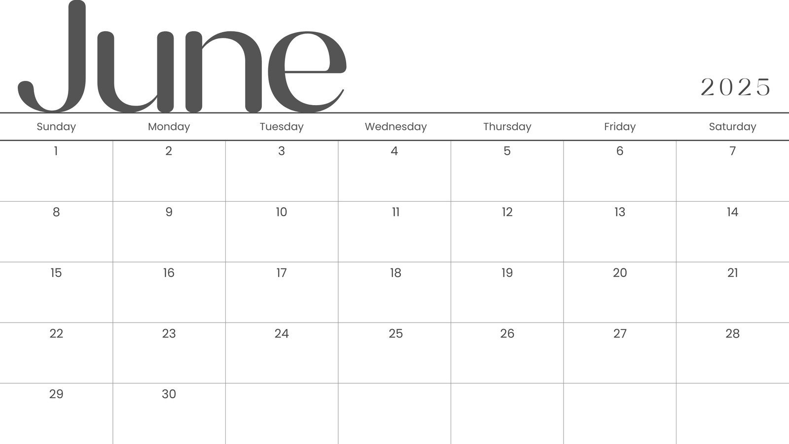 Free Printable, Custom June 2025 Calendar Templates | Canva in Show Me A Calendar For The Month Of June