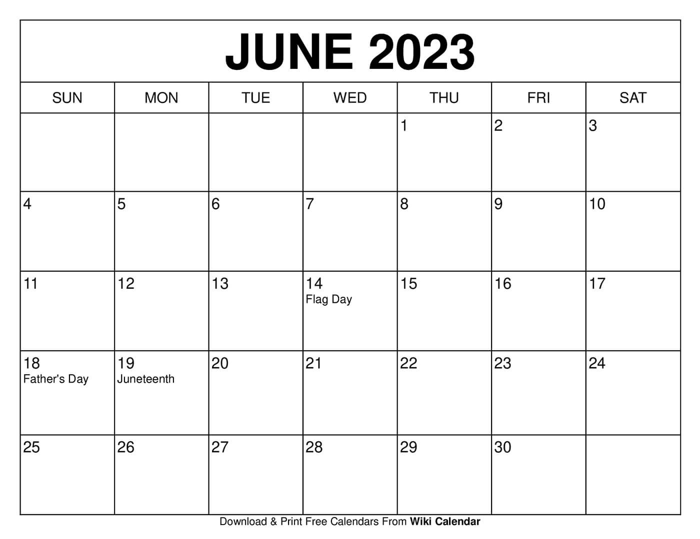 June 2025 Calendar - Printable Templates &amp;amp; More regarding Show Me A Calendar For The Month Of June