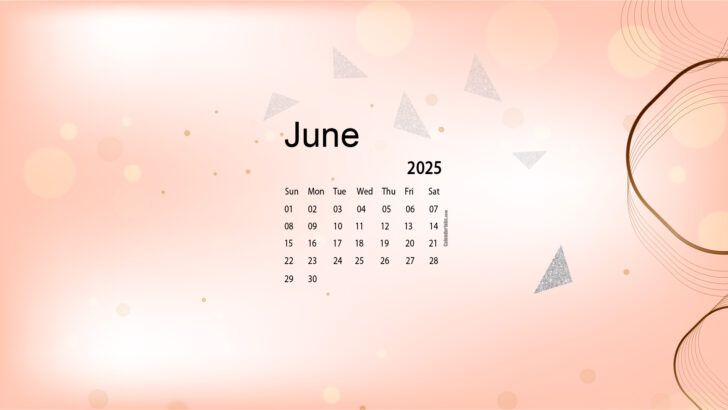 June Calendar Wallpaper 2025