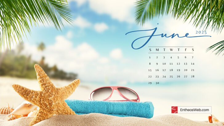 June Desktop Calendar 2025