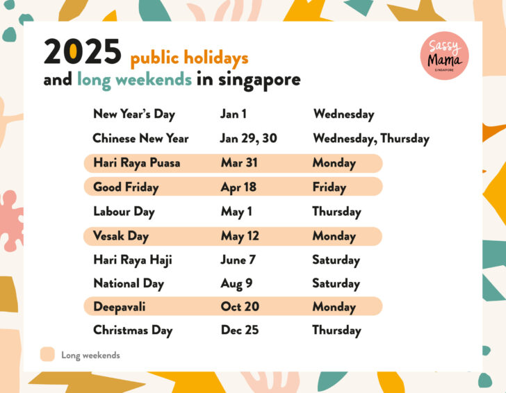 July Calendar 2025 Singapore