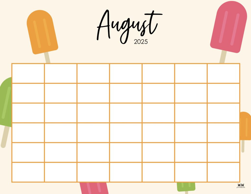 August 2025 Calendars - 107 Free Printables | Printabulls inside August Fillable Calendar 2025