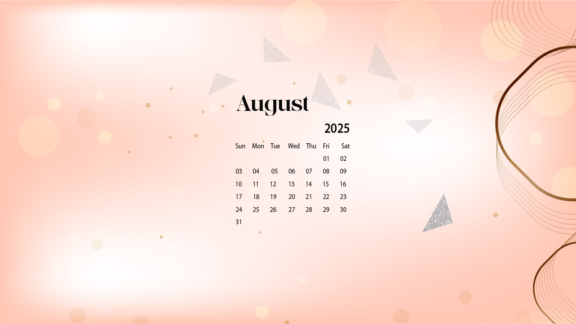 August 2025 Desktop Wallpaper Calendar - Calendarlabs with regard to August Calendar Wallpaper 2025