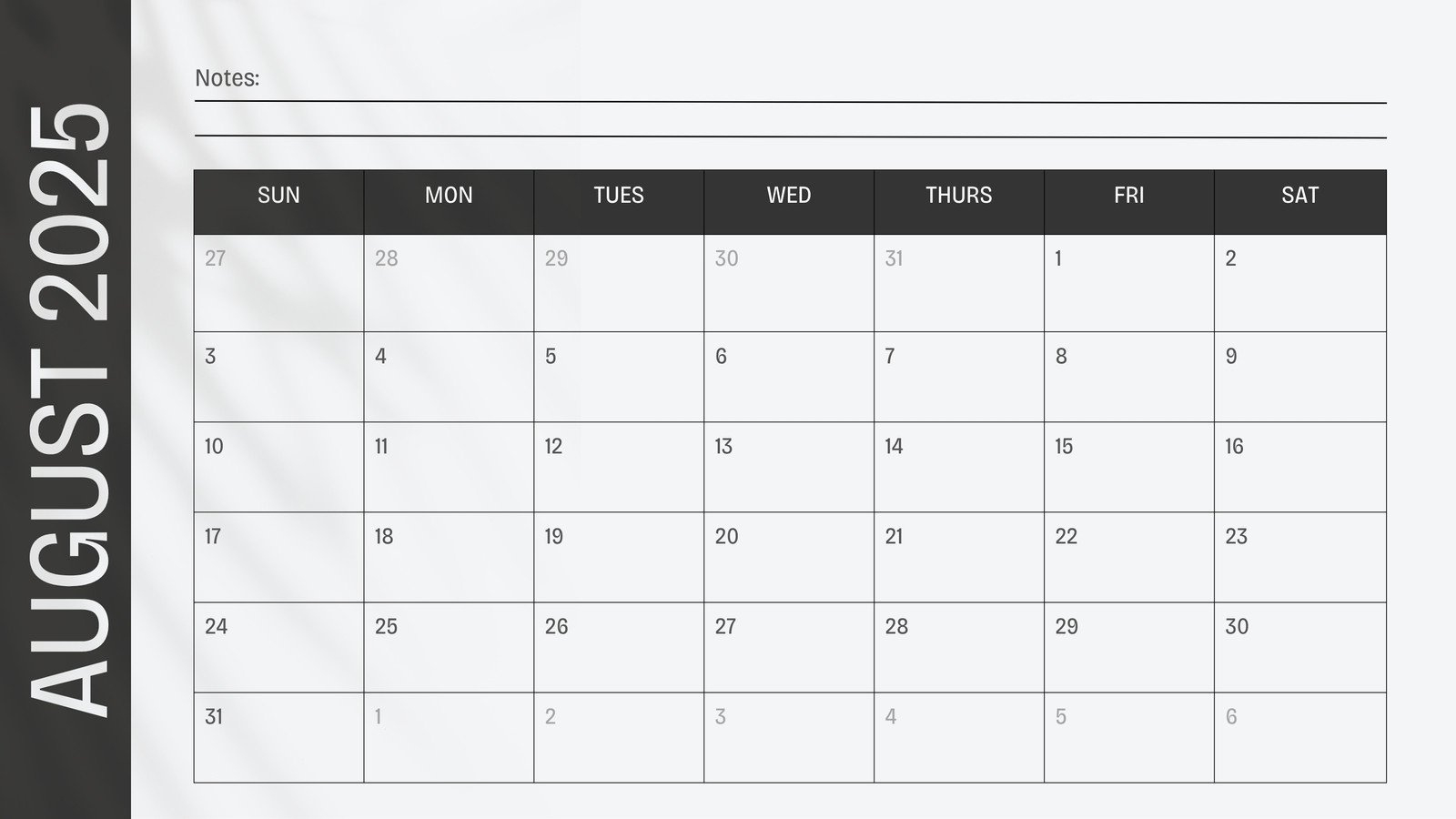 Free Printable August 2025 Calendar Templates | Canva with August 2025 Calendar Typecalendar