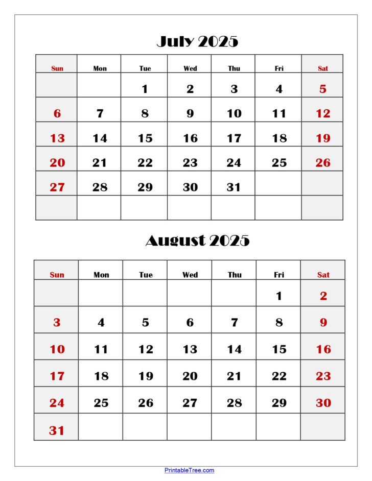 August 2 2025 Calendar