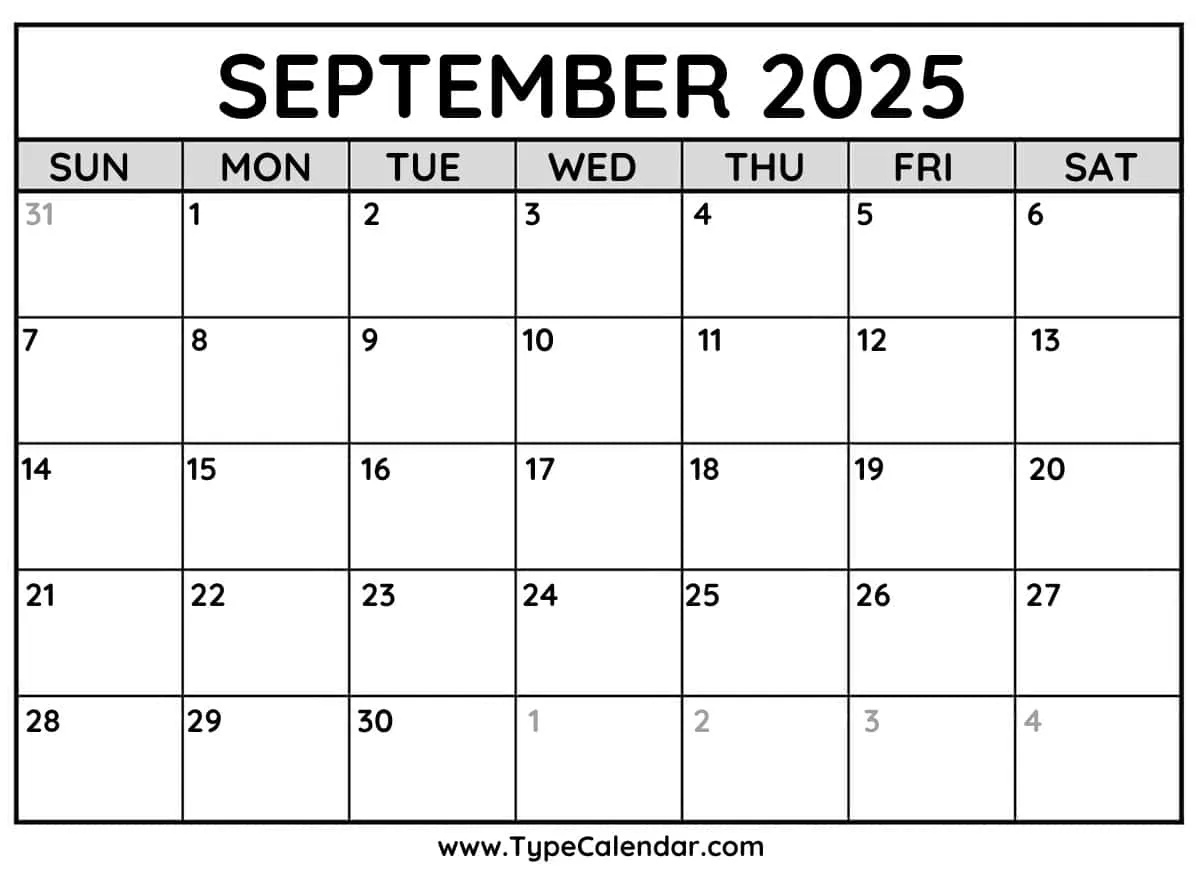 2026 Calendar - Free Printable Calendar With Holidays throughout General Blue Calendar September 2025