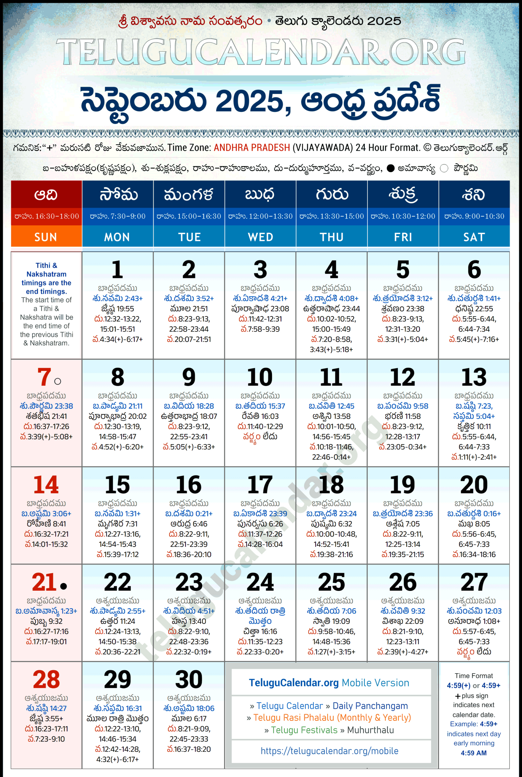 Andhra Pradesh Telugu Calendar 2025 September Pdf Festivals pertaining to Telugu Calendar 2025 September Andhra Pradesh