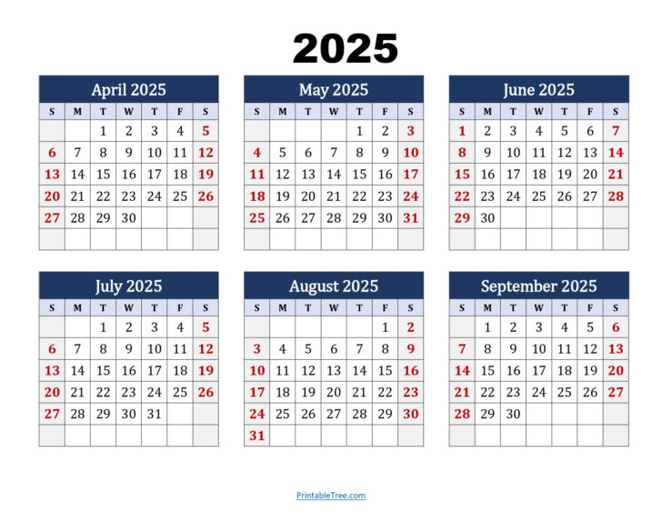 Monthly Calendar September 2025 Through December 2025
