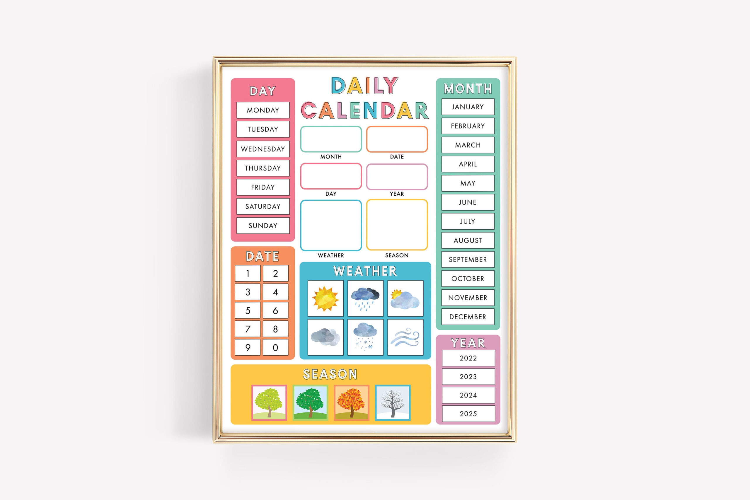 Buy Child Calendar Printable · Montessori Preschool Classroom intended for Magm 2025 September Tamil Calendar